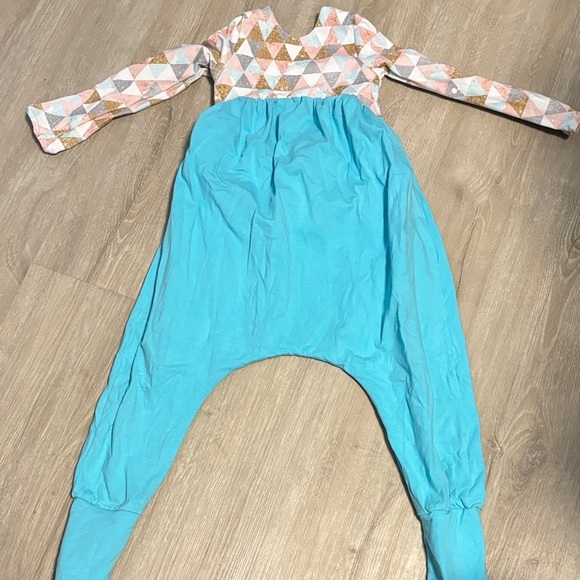 Little Monster Geometric Jumpsuit - Picture 1 of 3